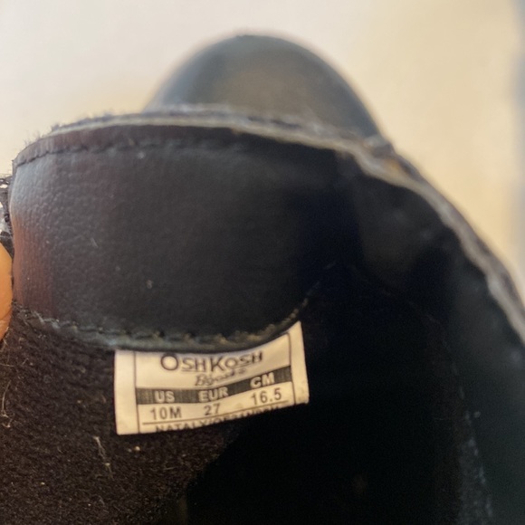OshKosh black ankle boots size 10 - Picture 4 of 4